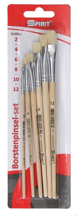 Kistovi set za tempera boje, 6/1